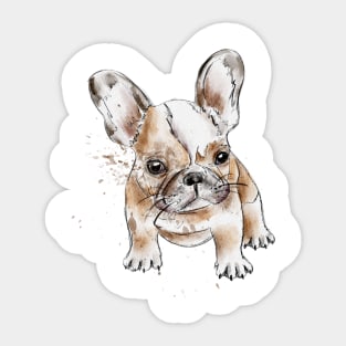 french bulldog dog Sticker